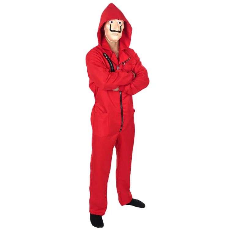 Dali Movie Costume Money Robbery Cosplay Halloween Party Costume
