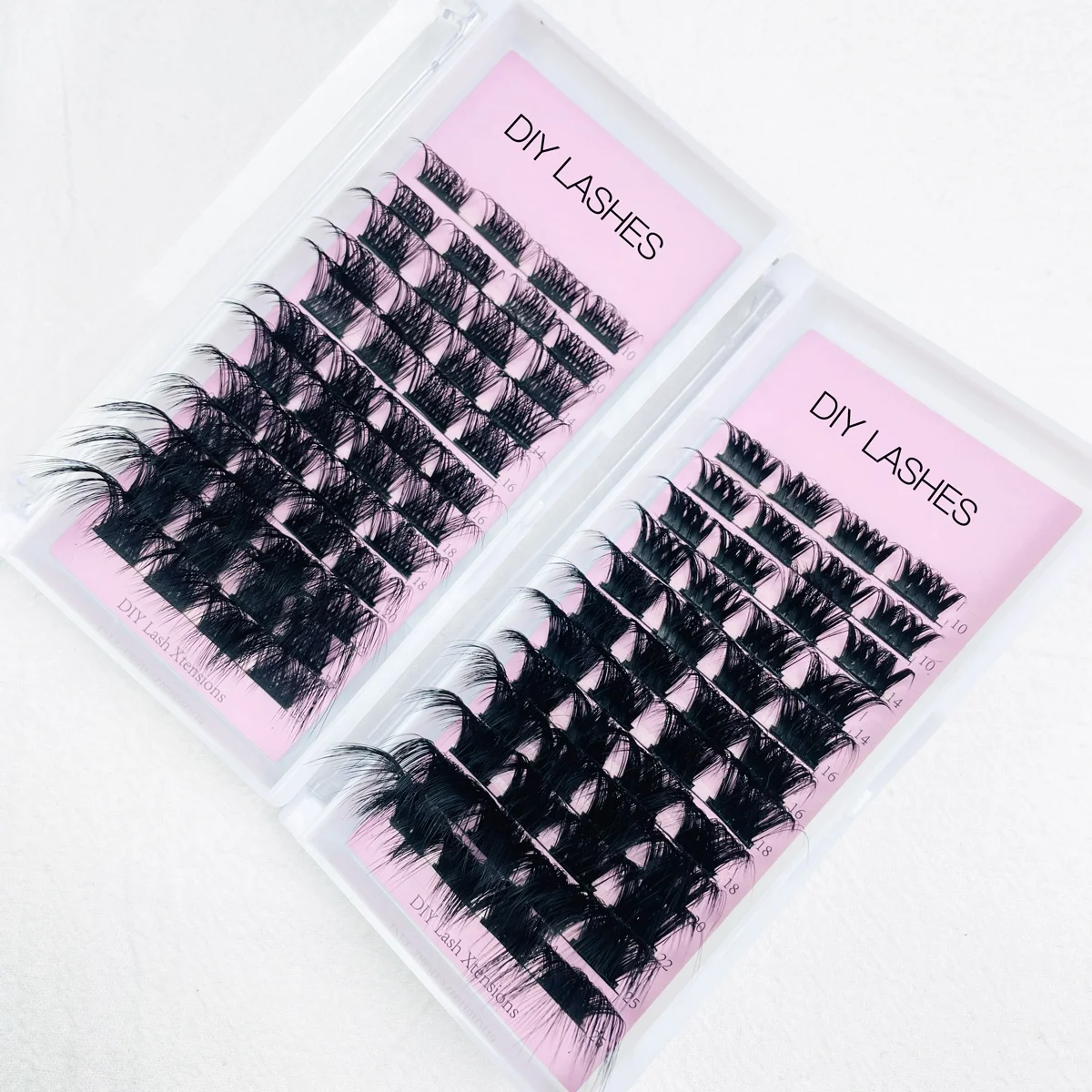 2023 NEW TREND eyelashes DIY lashes Pre-Cut segment Self grafting eyelash cluster 8-25mm mixed tray