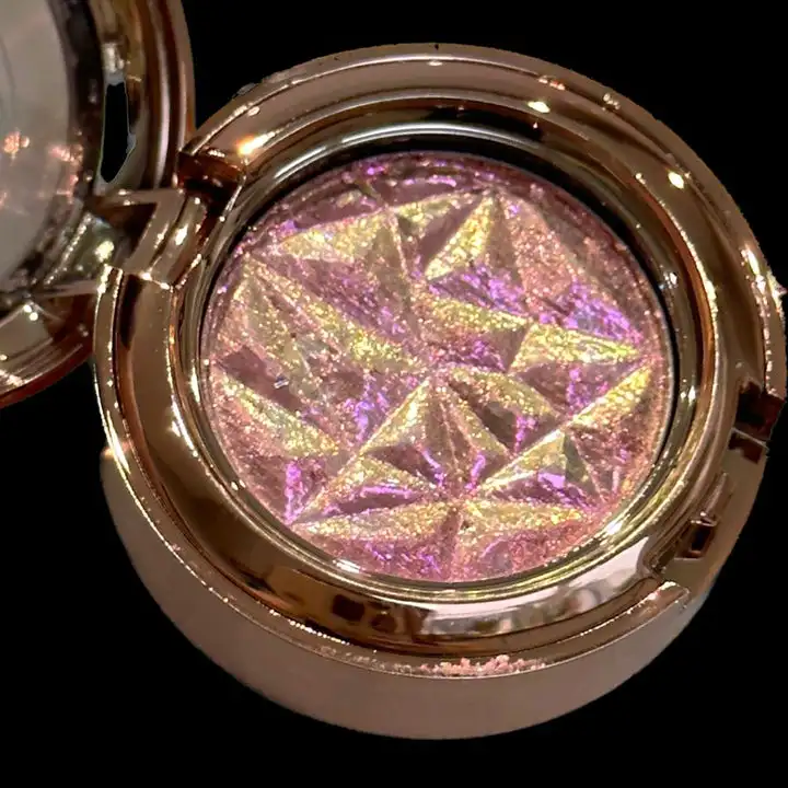 Custom Private Label High Pigment Shiny Multichrome Cream Glitter Chameleon Eye shadow Makeup Holographic Duochrome Eyeshadow