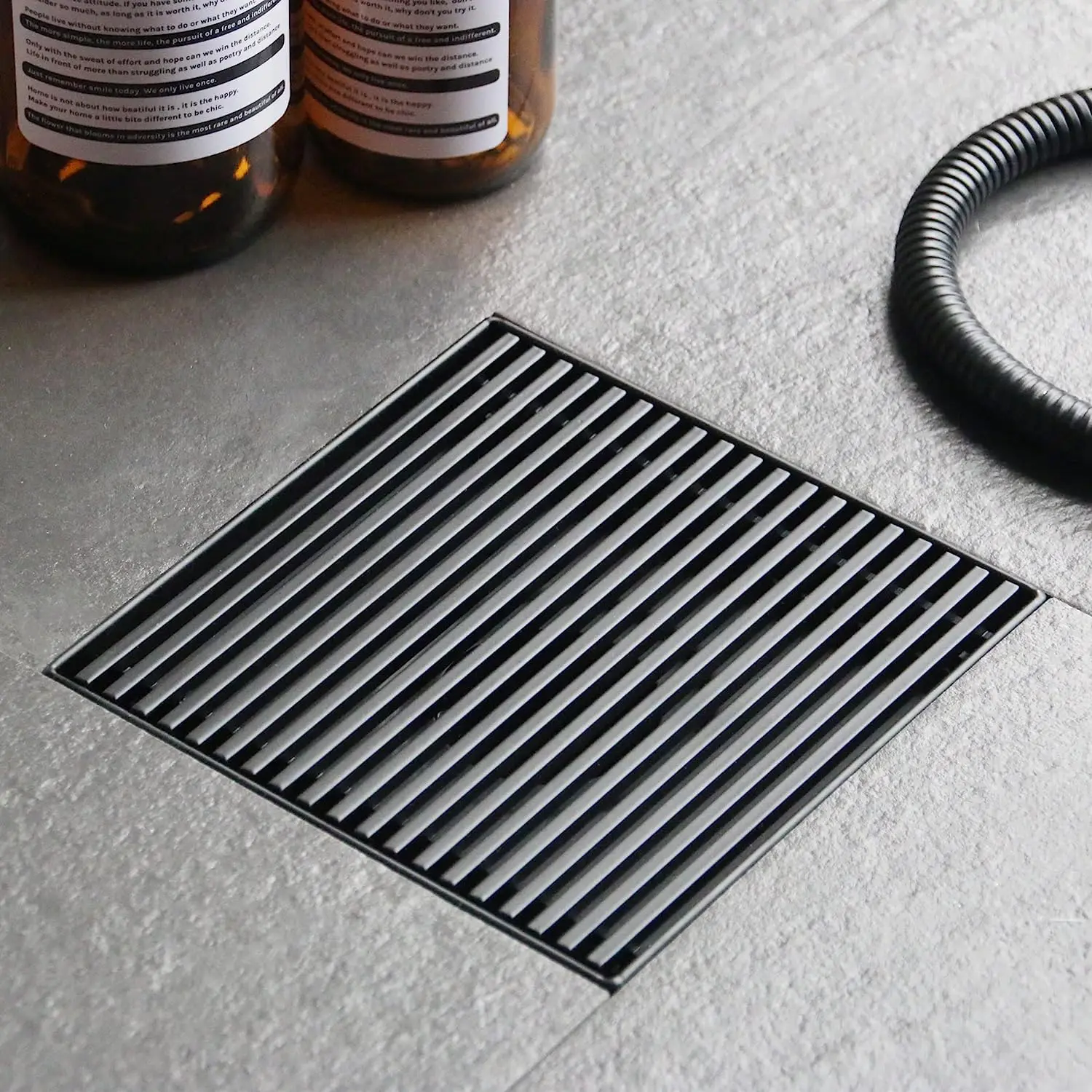 Custom Stainless Steel Square Shower Drain Concealed Floor Drain Stainless Steel Bathroom Floor Drain