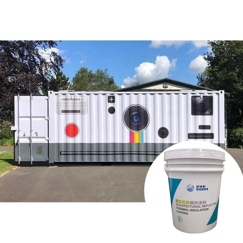 
New Type Water Based Coating Roof Cooling Paint Container House Heat insulation coating 