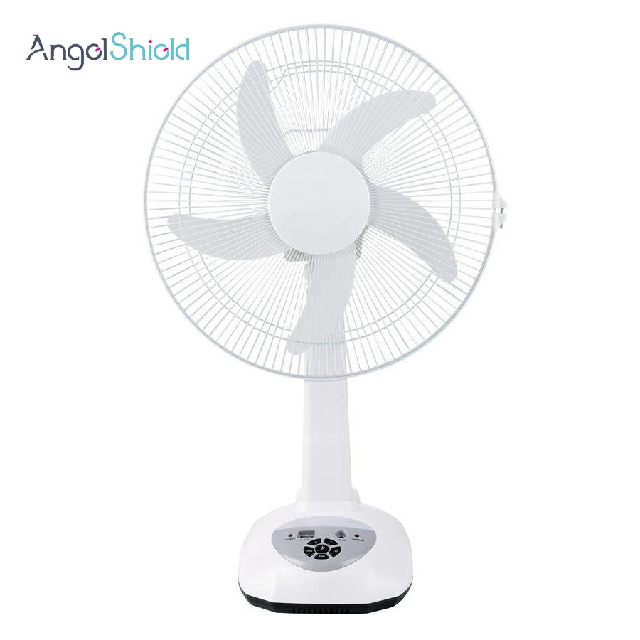 16inch Modern AC Selling Electronic rechargeable Air Circulation Rechargeable Battery Changer Promade Solar Table Fan for Home
