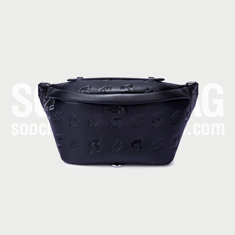 
custom black leather fanny pack for women,Waist bag fanny pack custom logo,women leather waist belt bag 
