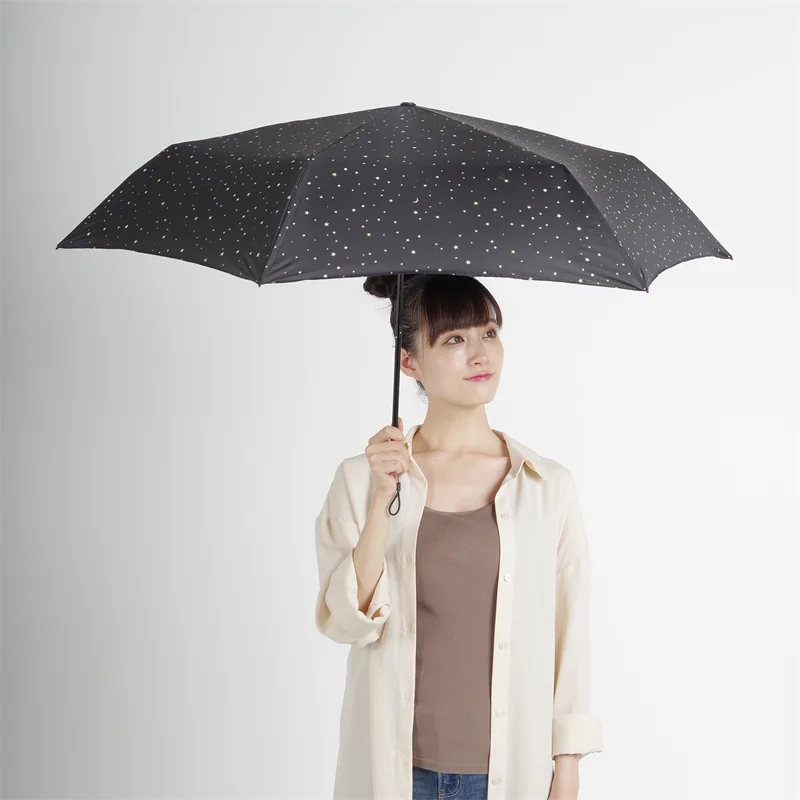 Larger subtle popular custom foldable umbrella uv protection