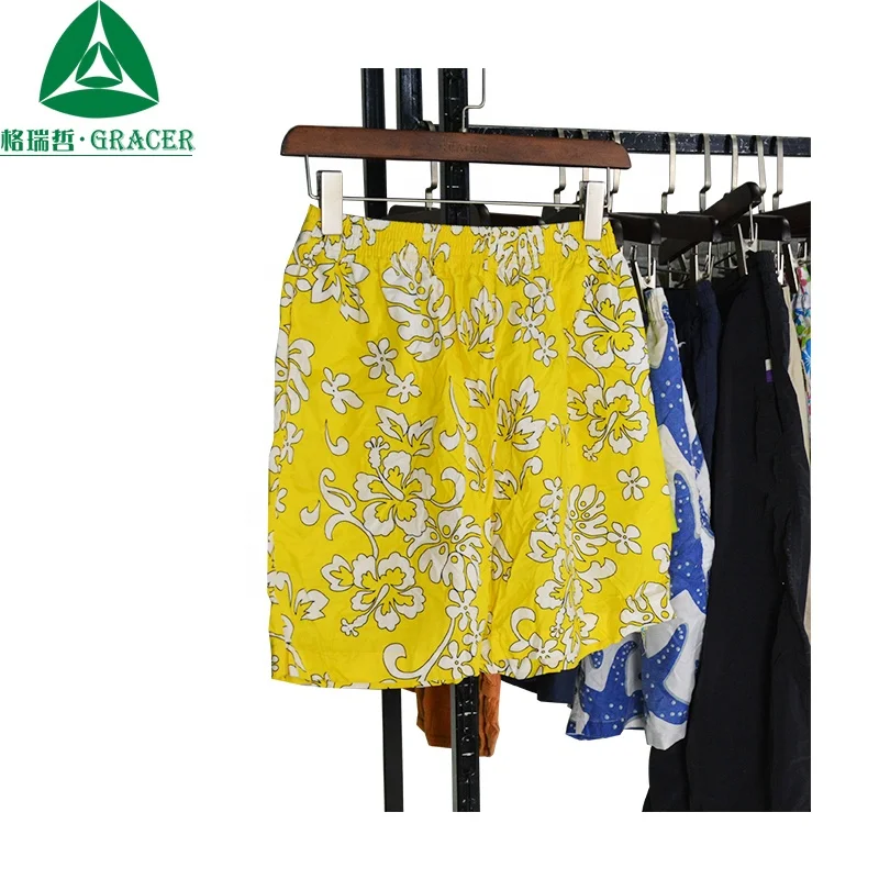 Adult sport short pants wholesale used clothes in bulk vintage second hand clothes in bale for sale
