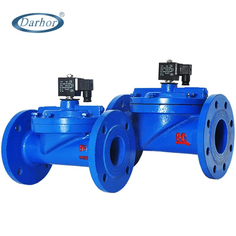 DN65 DN80 DN100 DN150 Cast iron flange solenoid valve 2.5 inch 3 inch 4 inch water solenoid flange valve