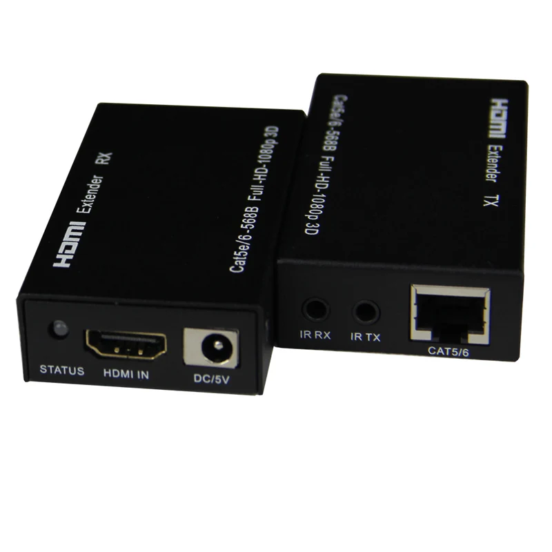 Высокое качество 3D 1080p HDMI удлинитель через один CAT5E/6 беспроводной 30 м с ИК-пультом дистанционного управления для PS DVD