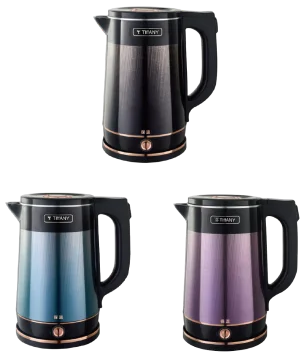 Hot Selling Kitchen Appliance for Boiling Water Tea Safety Quality Color Electric Kettles Stainless Steel Mechanical Tiffany 220