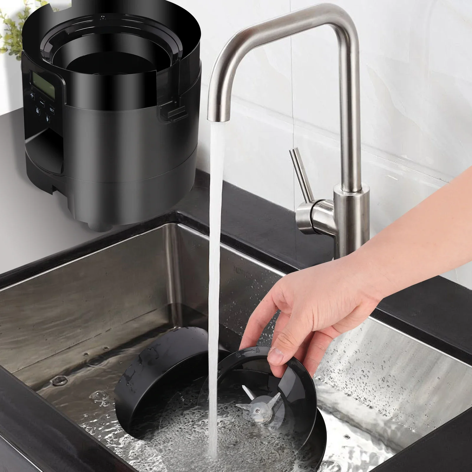 2L Automatic Cat Feeder Auto Wifi Control Cat Food Dispenser Timed Automatic Pet Dog Cat Feeder For Dry Food Pet Feeder