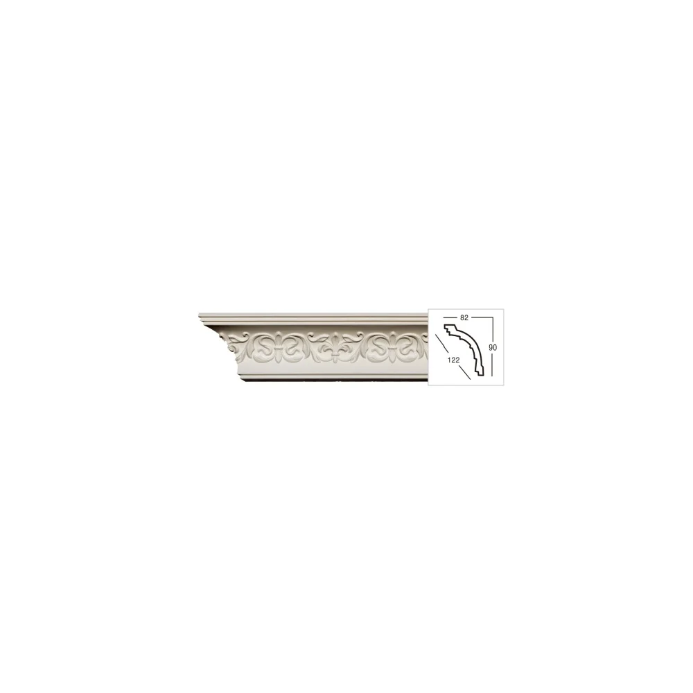Malaysia Polyurethane Foam Molding Frame Cornice Dentil Moulding for House