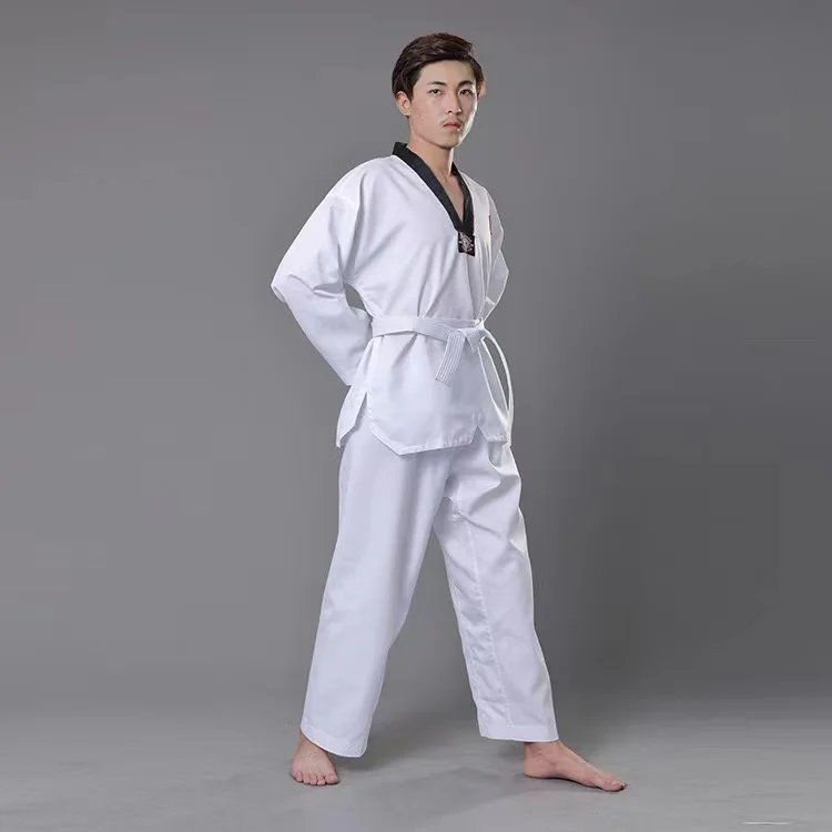 Low Price Multi-Colored Polyester / Cotton Taekwondo Uniform Suits for