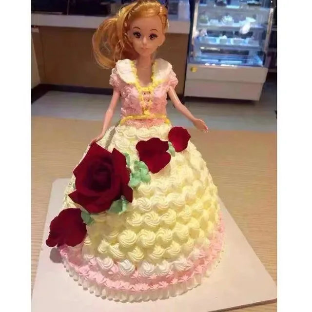 New Arrival 19 cm  Plastic Doll Toy Cake Toppers Girl Dolls Toys 7.5 Inch Cake Tools Naked Doll Decorating For Cakes