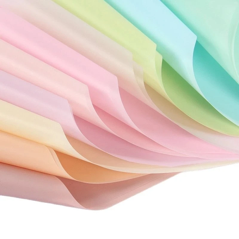 Custom Printed Brand Logo Colorful Flower Bouquet Wrapping Paper Product Tissue Paper For Packaging