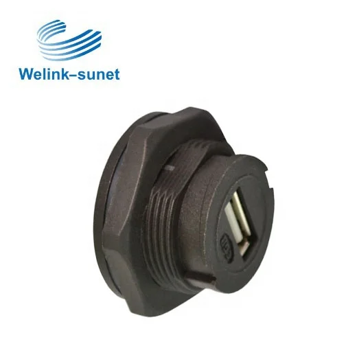 Штепсельная розетка спереди застегиваются замок типа PCB водонепроницаемый разъем для автомобильного жгута проводов