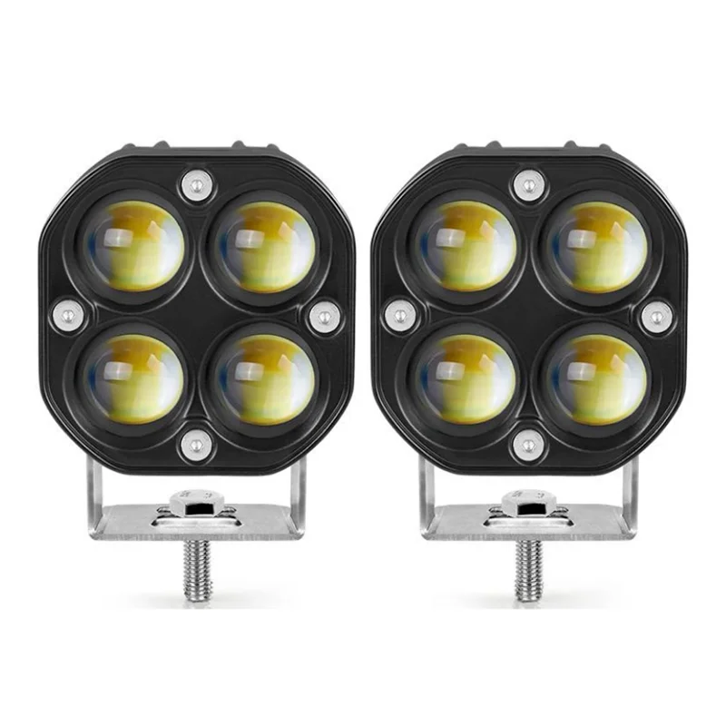 3 Inch Led Fog Lights For Ford Car Motorcycle Headlights Spotlight Pod Lamps Niva Lada 4x4 Off Road ATV 12V 24V Led Work Light
