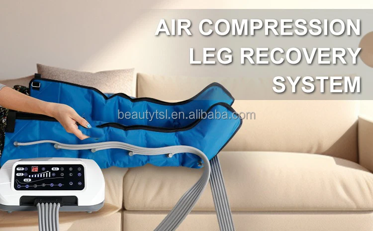 8 Chambers Air Compression Recoery Boots with DVT Sleeves Leg Arm Foot Therapy System Lymphatic Drainage Machine