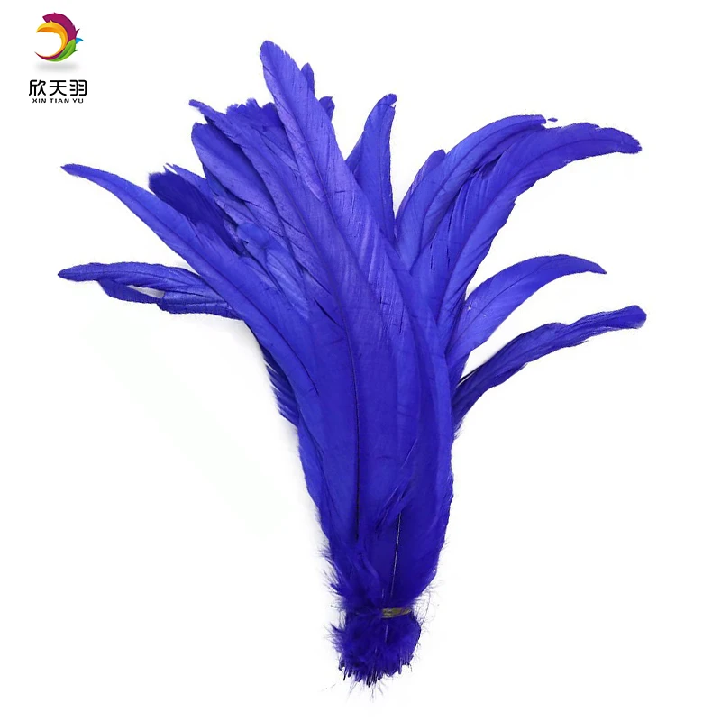 17 Colors Available Rooster Coque Tail Feather for Carnival and Millinery Feathers