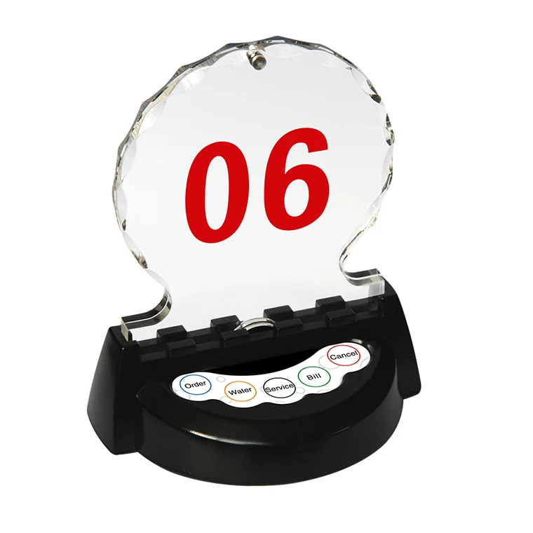 
China professional manufacture bell reception hotel service calling pager wireless waiter call system 