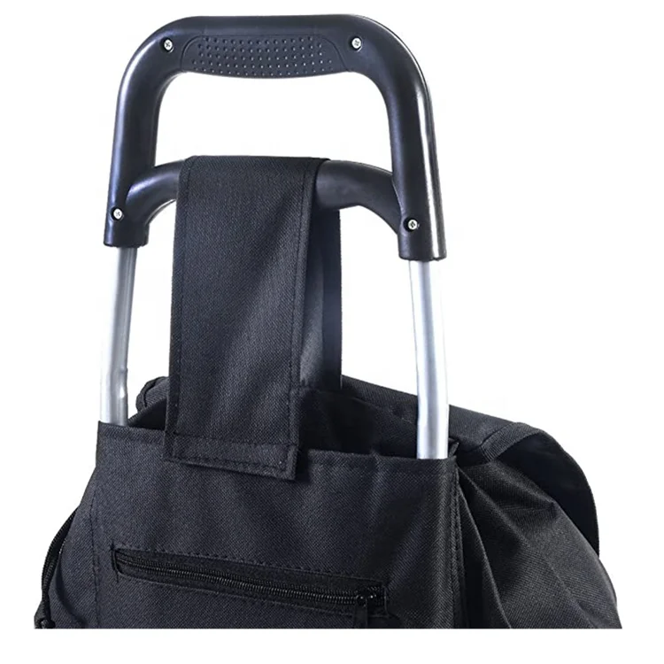 Wheel Sport Bags for Gym Custom Logo Wheels Trolley Shopping Bag for Supermarket