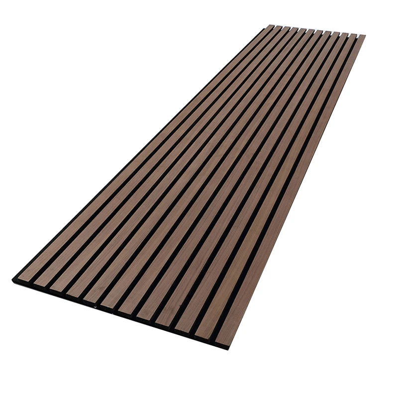 Natural Oak Mdf Wall Nut Slat Black Slat Flexible Wooden Timber Decorative Sales Reasonable Price Acoustic Wood Slat Wall Panel
