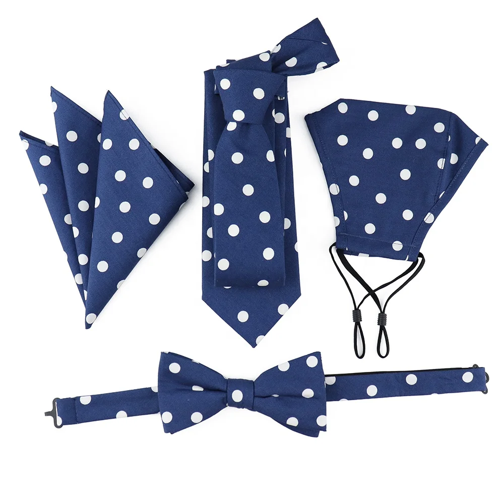 
 Галстук-бабочка M A S K из 100% хлопка с принтом в горошек  