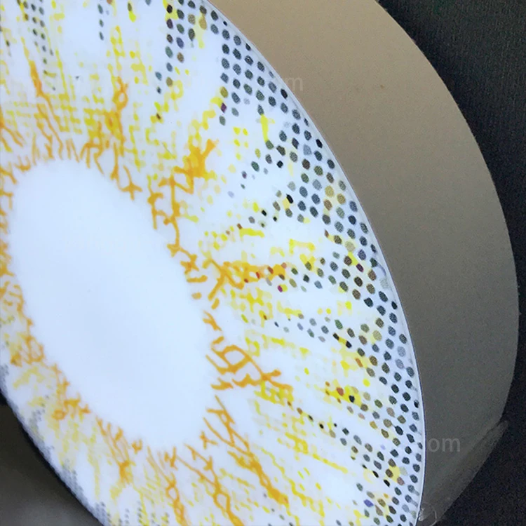 window decoration contact lenses light display props optical shop hanging round light box