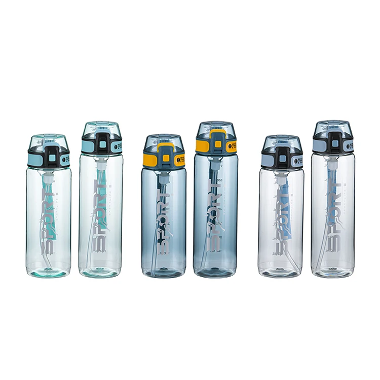 Top Selling Products 2024 Custom 700ML Large Capacity Plastic Bottles Tritan Sports Fitness Cups Not Leaking Gym Water Bottle