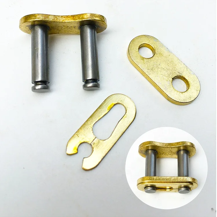 High quality steel transmission chains 530H thicken gold chain spare parts and motorcycles accessories