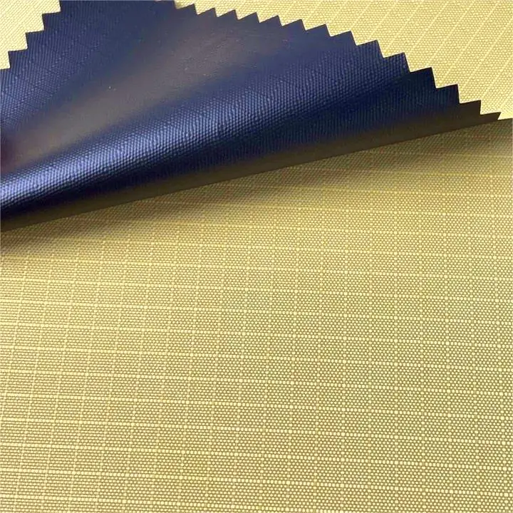 high quality waterproof  fabric blackout 200D polyester PU Vinyl coated oxford fabric for tent  customizable