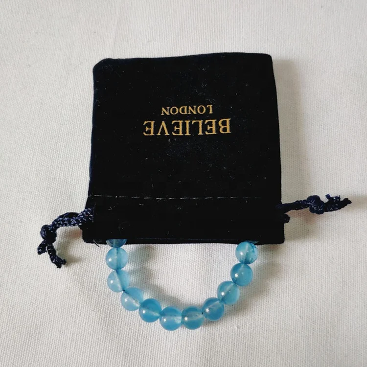 Wholesale Jewelry Velvet Pouch Gift Bags with Drawstring Jewelry Packaging Jewelry Bags