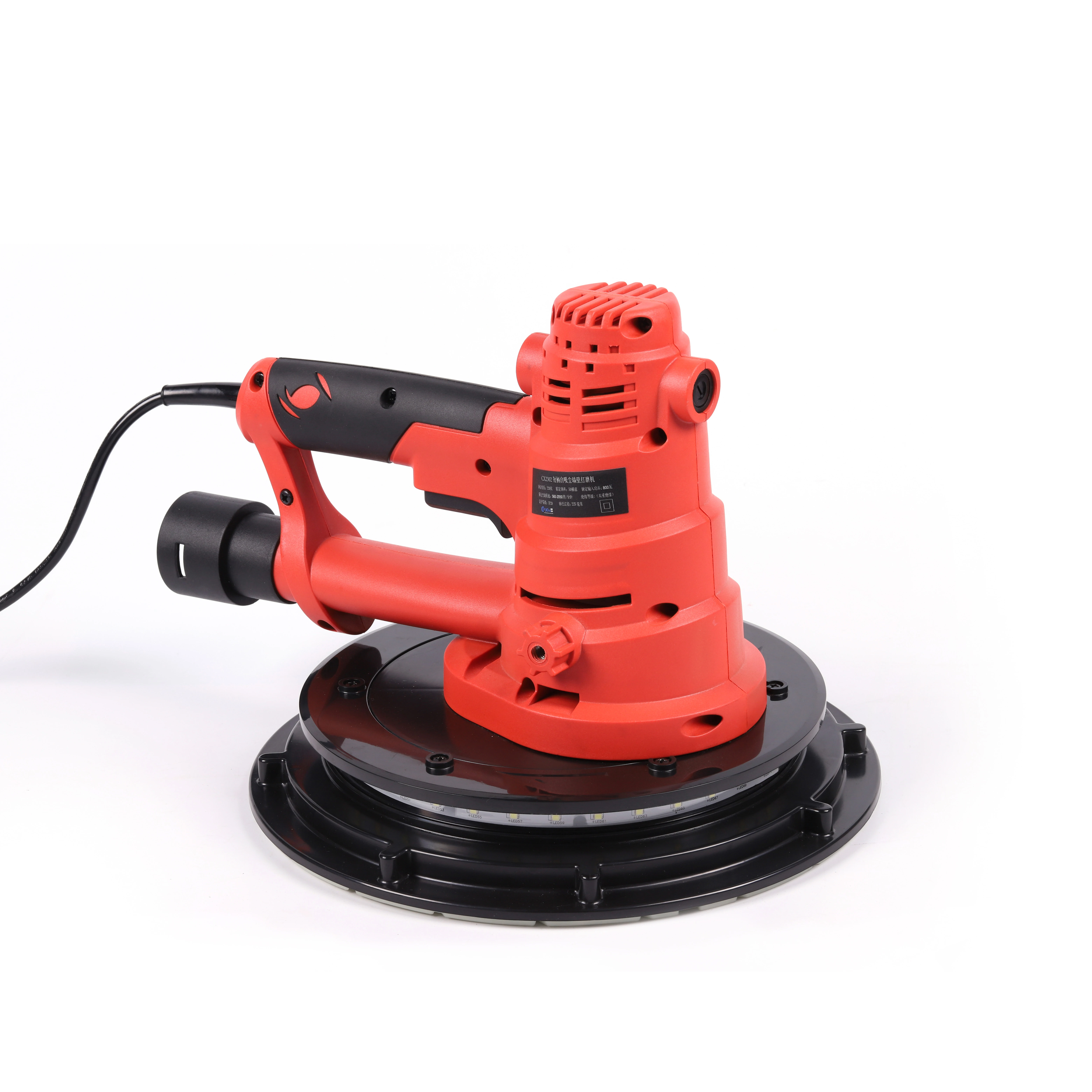 Handheld Long Handle Electric Drywall Sander CX2302 Electricity 225mm 230V 750W Red