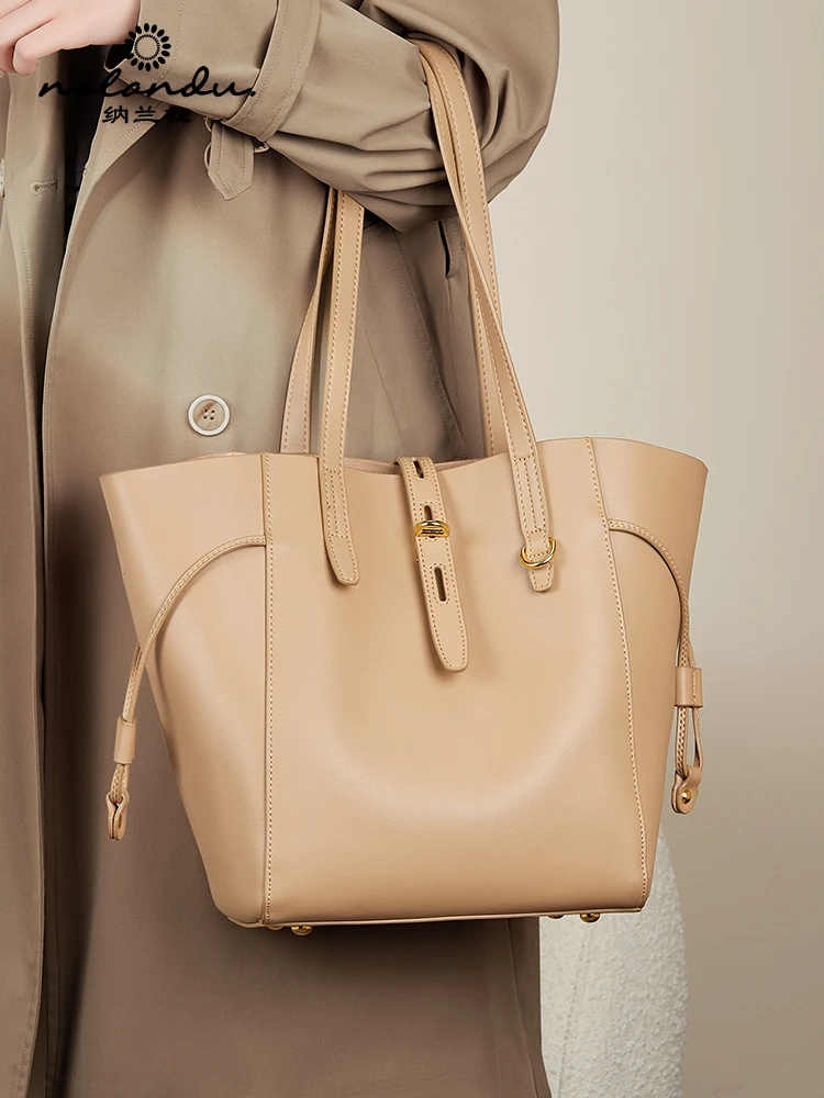 NEW 2022 luxury Designer High Quality Leather Bucket Tote Shoulder Bag For Girl