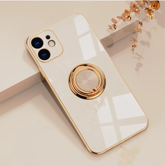 Phone Case Magnetic Suction Ring For huawei P50 pro Mate 50 Pro Nova 8 P40 Lite Nova 9 For Honor 70 Luxury Phone Cover Soft case