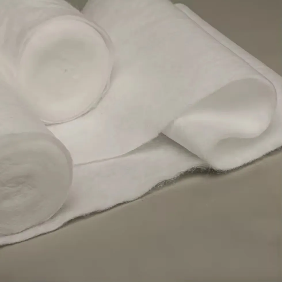 Factory sale medical material needle punched nonwoven polyester fiber felt roll pad