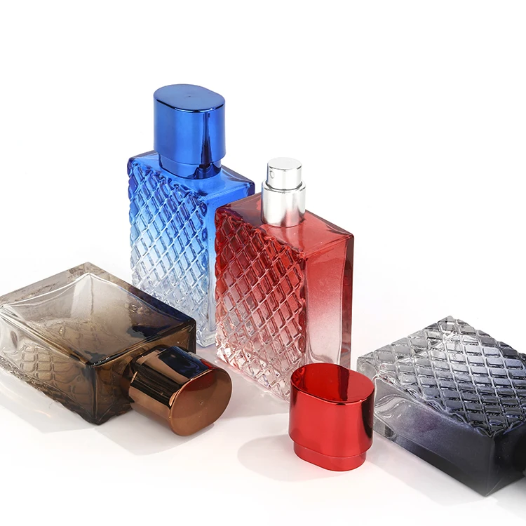 YJ-00555 50ml Refillable Custom Wholesale Glass Perfume Bottles Diffuser Bottles Luxury Glass