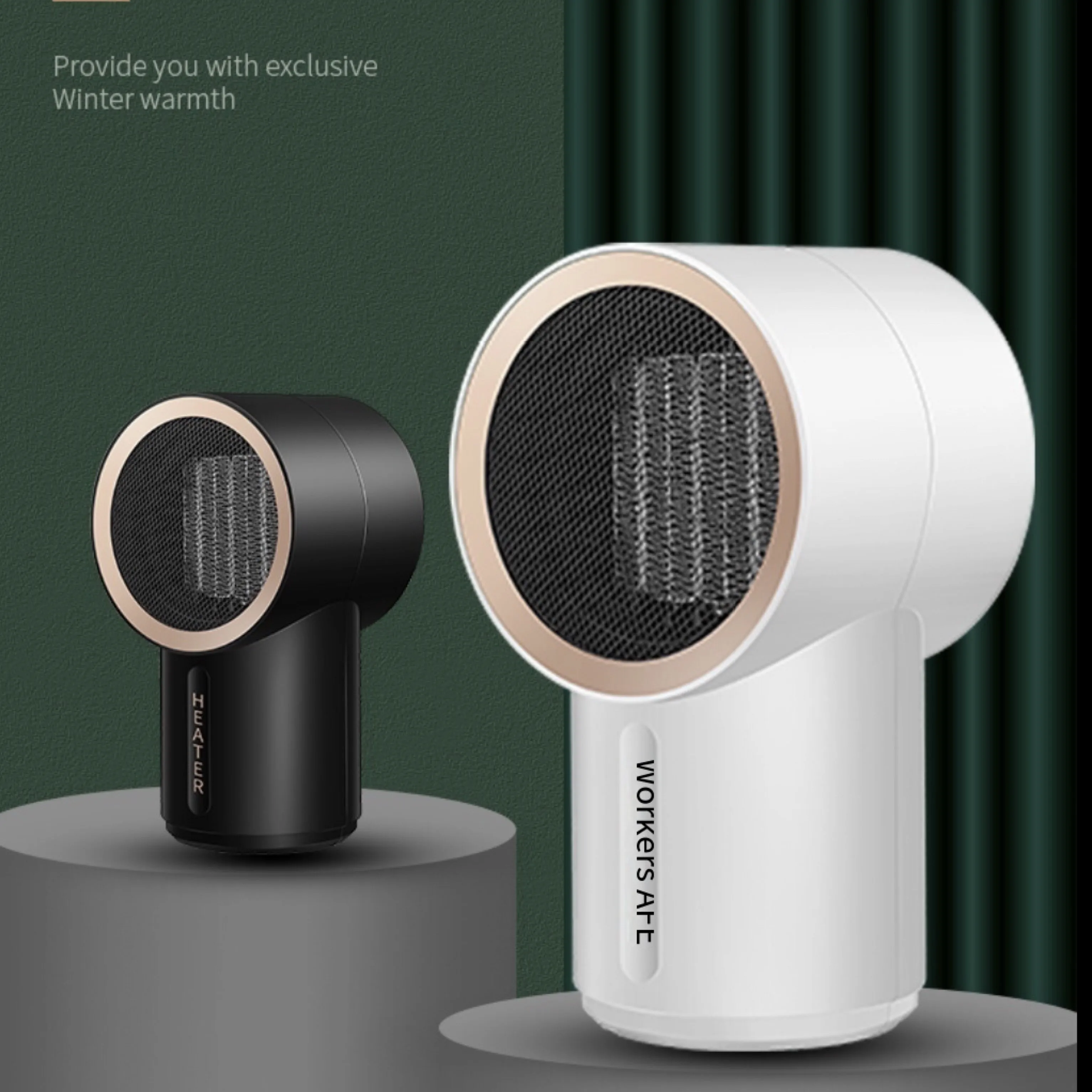 Китайский нагреватель вентилятора PTC, портативный маломощный электрический комнатный нагреватель