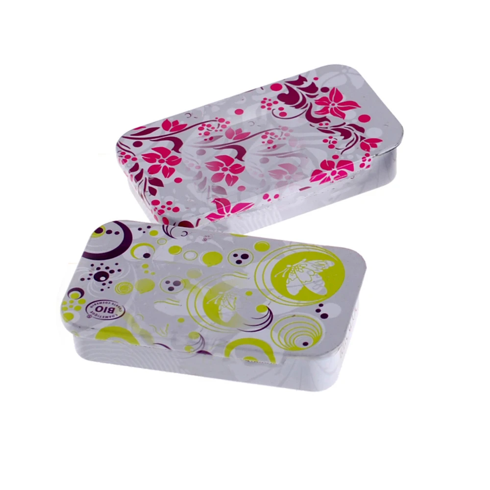 Finger Sleeve Mobile Game Storage Box Slide Balm Solid Mobile Game Powder Empty Iron Box Push-pull Tin Box Finger Sleeve Storage