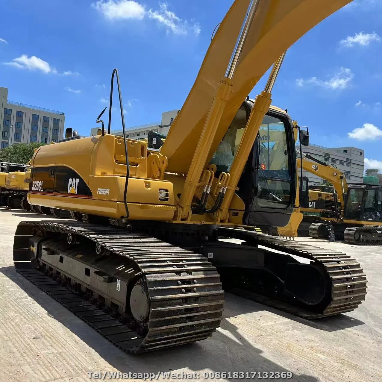 Гидравлический экскаватор Caterpillar 325CL 25 тонн б/у Cat 320C 320CL гусеничный по низкой цене