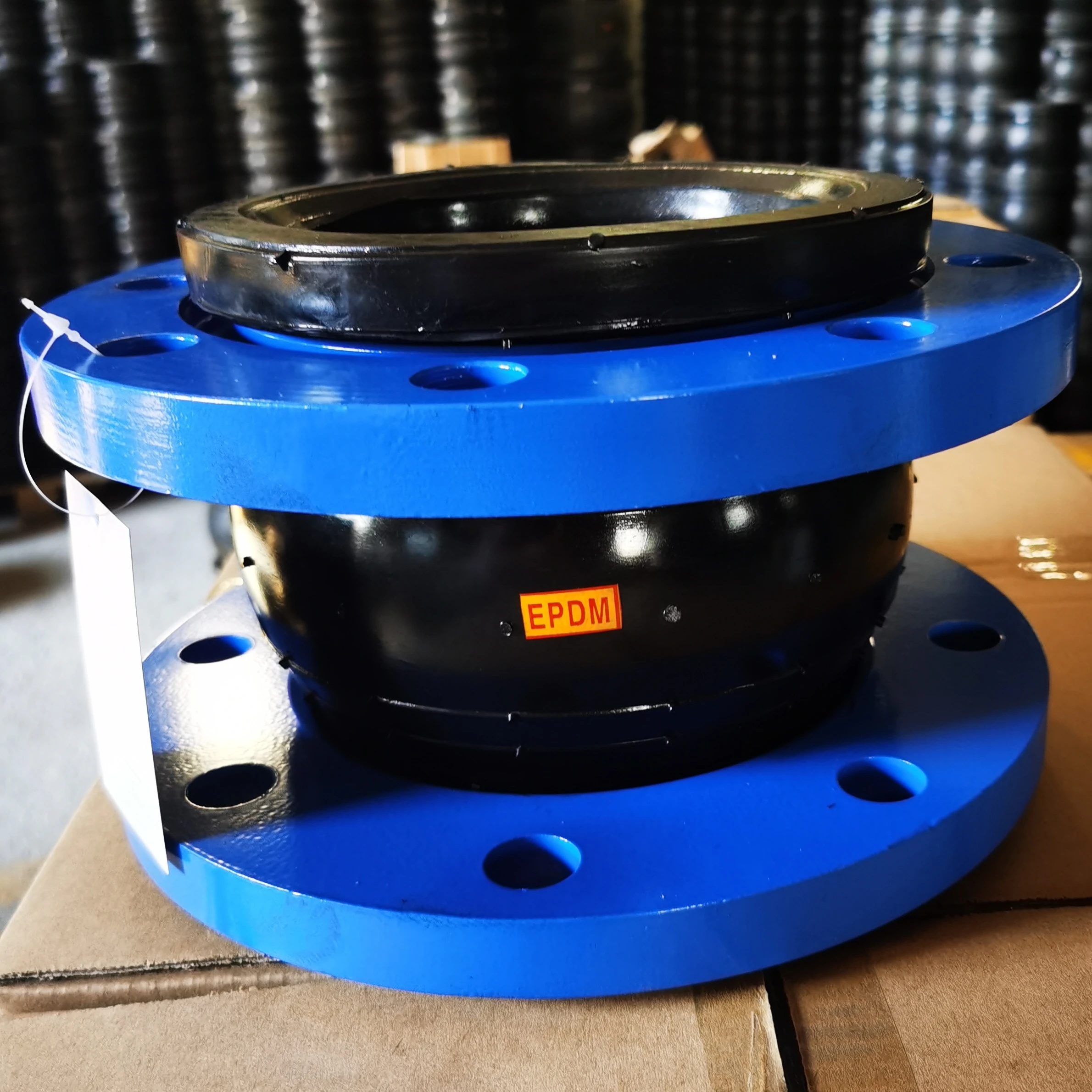 2024 Wesdom Sell Well New Type Big Size Flange Forged Steel Expansion Joint Rubber Flanged Rubber Joint