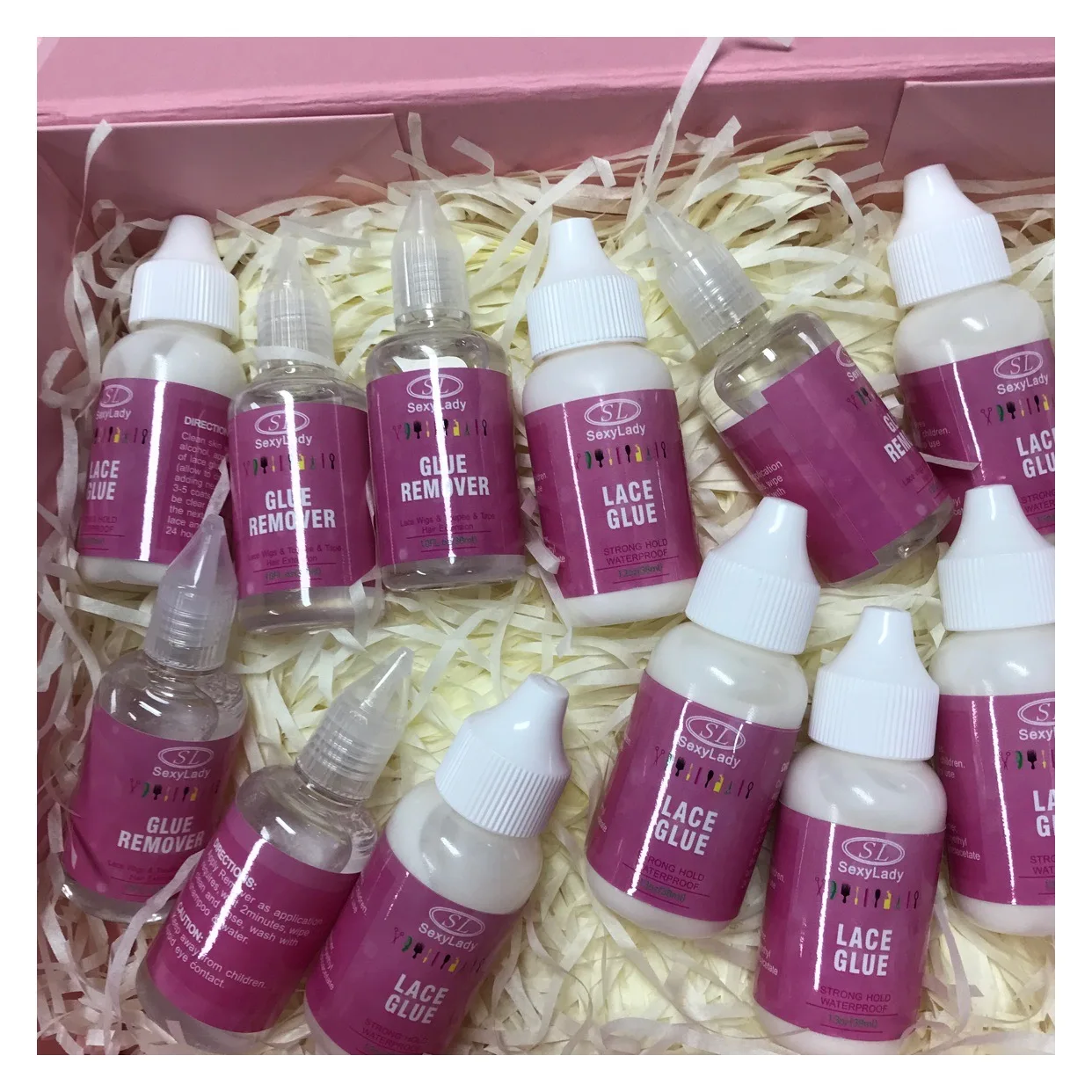 Прочный водостойкий клей для волос