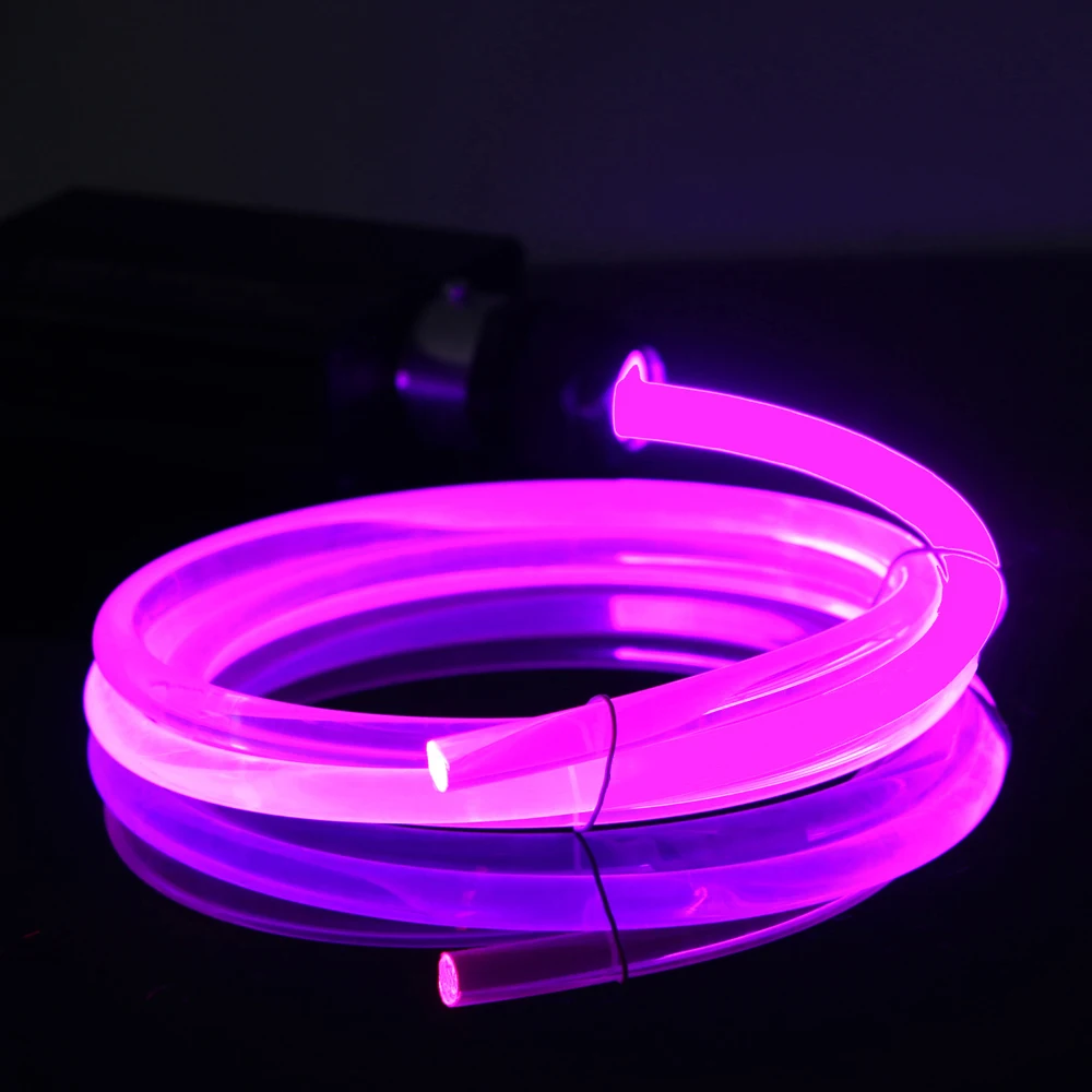 Factory wholesale Super brightness 5mm side glow light optic fiber for lighting