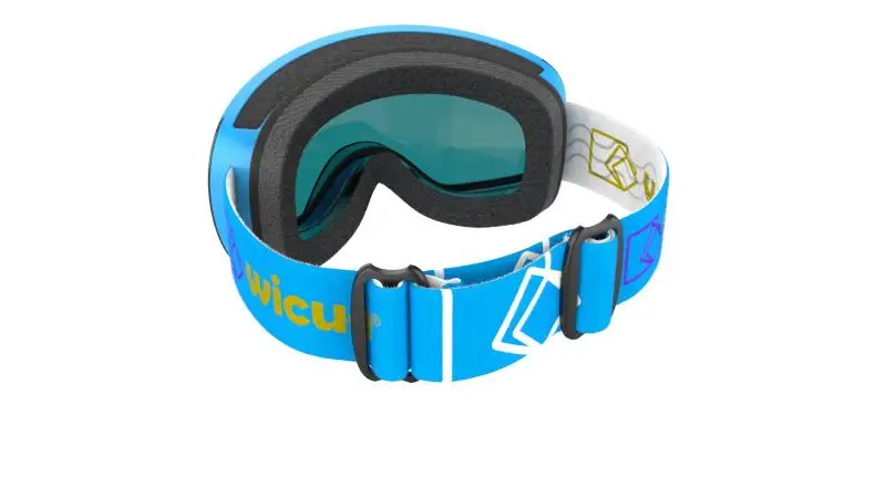 CE approved UV400 protection lightweight windproof lenses frameless ski goggles for men women
