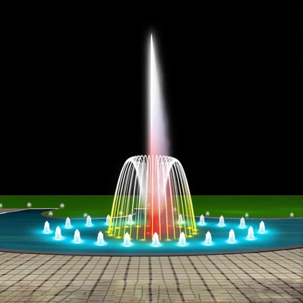 Large Outdoor Round Shape Modern Garden Design Dancing Musical Water Fountain Images