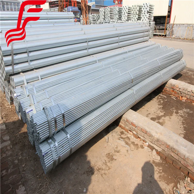 FRST! Direct Supplier GI Pipe Galvanised pipe Tube Hot Dip Galvanized Round Steel Pipe