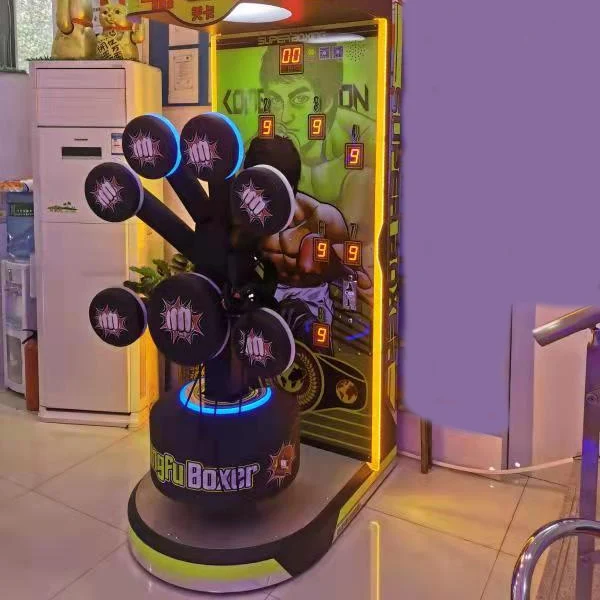 New Product Coin Operated Punch Amusement Sports Playing Hit Target For Boys Boxing Game Machine
