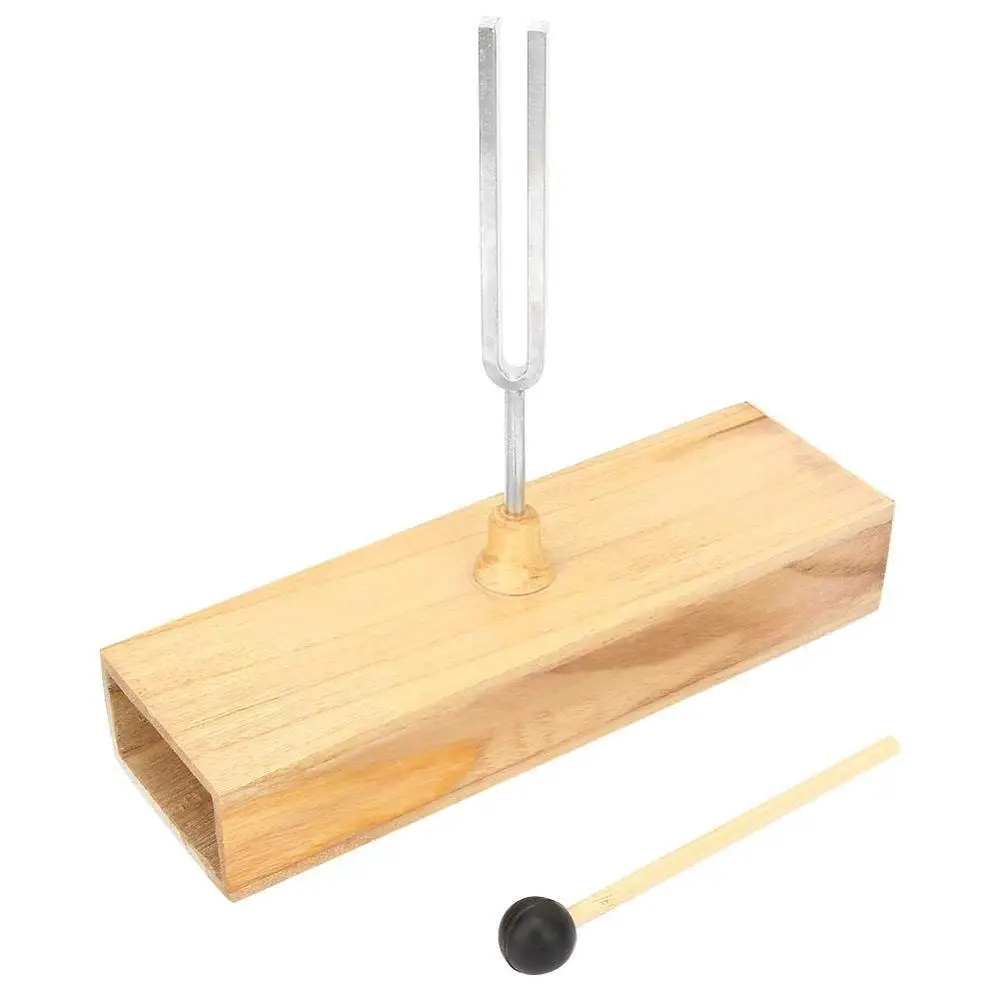 Geslonlab HSPA-015 256HZ Tuning Fork, Wooden Speaker Resonance Physical Acoustics Experimental Equipment Teaching