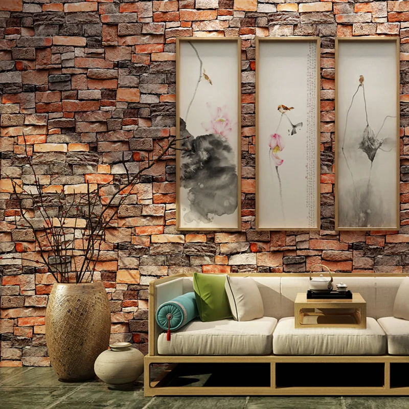 Self adhesive foam brick foam wallpaper Chinese manufacturer foam wall sticker