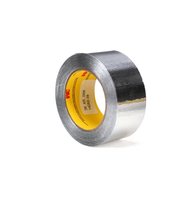 High temperature and waterproof self adhesive 3M 425 single sided aluminum foil thermally conductive tape