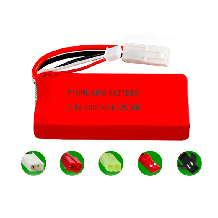 
Best price RC helicopter lipo battery 7.4v 2800mah for for UDI 902 002 Huanqi 961 962 RC boats spare part 953480-2S 