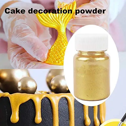 Edible Sparkle Glitter Metallic Luster Dust Powder Food Grade Pearl Pigment for Cake Decorate